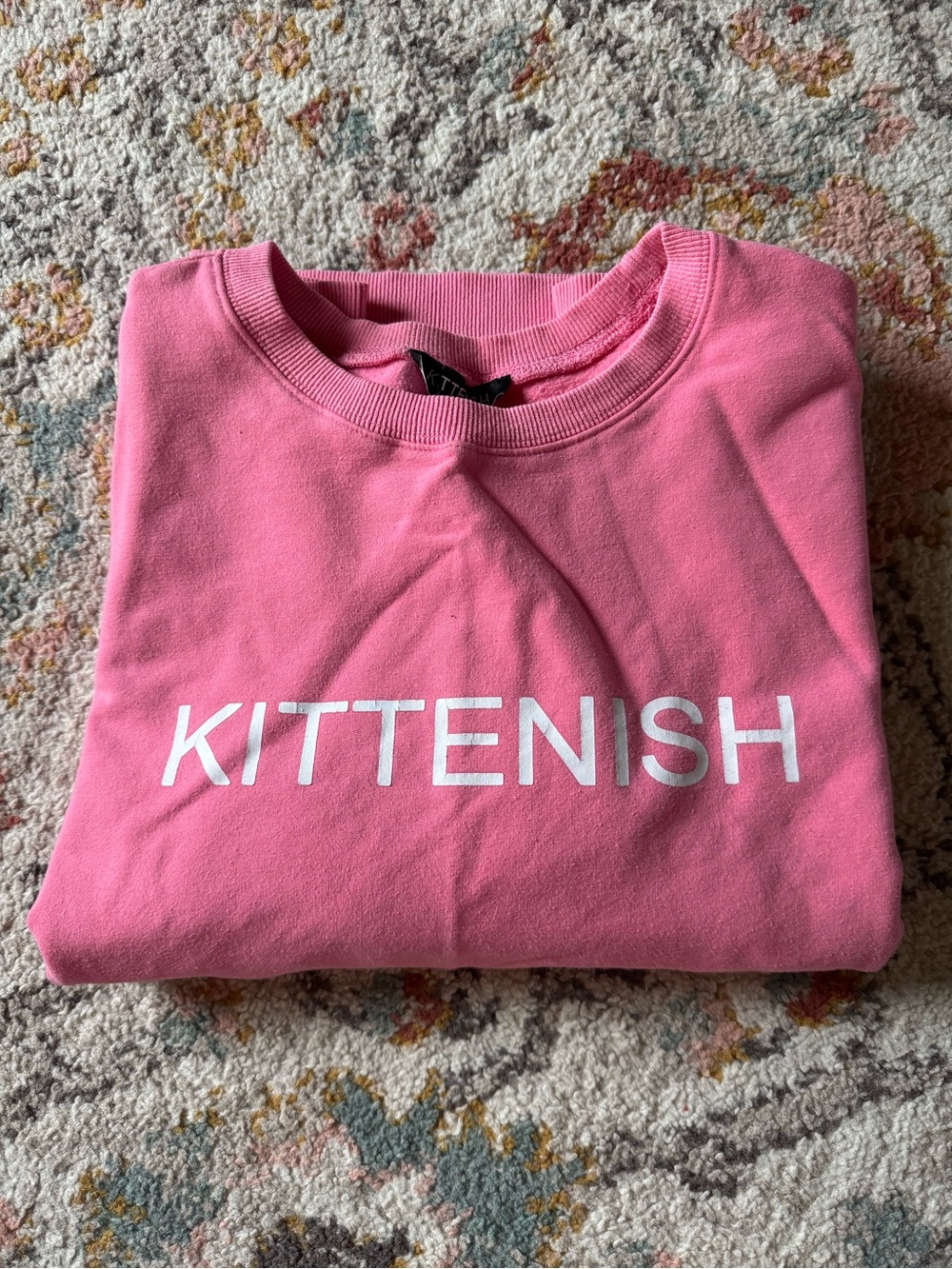 Kittenish Women's Pink Logo Sweatshirt